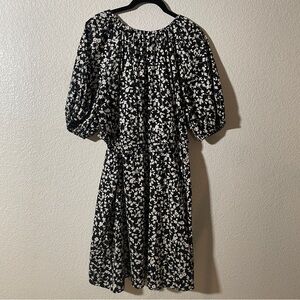 Old Navy Waist-Defined Puff-Sleeve Side-Cutout Dress XL New with tags